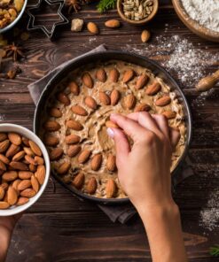 Oh! Nuts Blanched Almond Flour | All-Natural Wheat Substitute for Baking Delights Desserts Macarons, Marzipan | All-Purpose Kosher, Vegan, Paleo and Keto Friendly Diets, Gluten-Free (2.0 Pounds) 2 Pound (Pack of 1) 23 711yK98pqNL