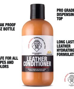 Shine Society Leather Cream Restorer and Conditioner with Foam Applicator Pad (8 oz) 8 Ounce 6 711yQwwFDJL