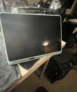 Akkerds Case Compatible with iPad 10.2 Inch 2021/2020 iPad 9th/8th Generation & 2019 iPad 7th Generation with Pencil Holder, Protective Case with Soft TPU Back, Auto Sleep/Wake Cover, Sky Blue 34 711z9VSkuGL