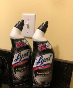 Lysol Remover Toilet Bowl Cleaner 48oz 2X24oz 10X Cleaning Power, Sss, Lime & Rust, Lime & Rust, 48 Ounce 24 Fl Oz (Pack of 2) 26 711zBpvmSL