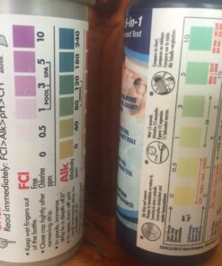 AquaChek SPA 6-in-1 Test Strips - Spa Test Strips for Total Bromine, Total Chlorine, Free Chlorine, pH, Total Alkalinity, and Total Hardness - Professional Water Quality Testing Kit (50 Strips) 1-Pack 12 711zsjizvVL