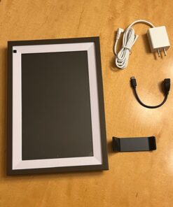 10.1 inch WiFi Digital Picture Frame, 32GB Smart Digital Photo Frame with WiFi Share Photo Video via Frameo App 10.1" Brown 39 712 1JJ5ASL