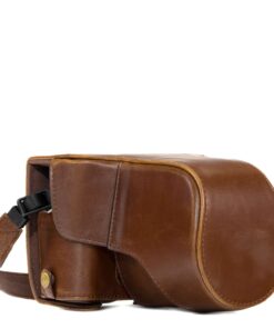 MegaGear Fujifilm X-T20 (16-50mm / 18-55mm Lenses), X-T10 Ever Ready Leather Camera Case and Strap, with Battery Access -Dark Brown- -MG577- 19 712 C56p0CL