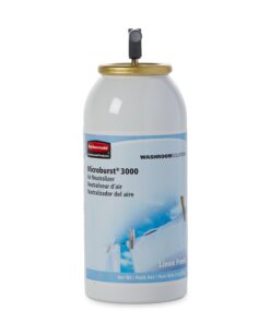 Rubbermaid Commercial Refill for Microburst 3000 Automatic Odor Control System, Linen Fresh, FG4012551,White 3 712 gP1NoL