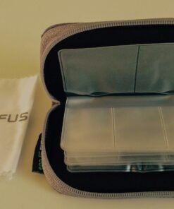 Memory Card Case - Fits up to 22x SD, SDHC, Micro SD, Mini SD and 4X CF - Holder with 22 Slots (8 Pages) - for Storage and Travel (Grey) Grey 19 712 hlKR5lL