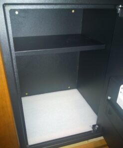 Amazon Basics Steel Home Security Electronic Safe with Programmable Keypad Lock, Secure Documents, Jewelry, Valuables, 1.8 Cubic Feet, Black, 13.8"W x 13"D x 19.7"H 36 712 tVLIbEL