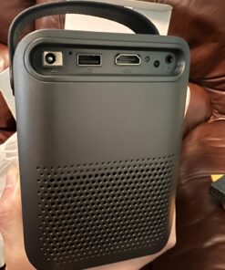 KODAK FLIK HD9 Smart Projector | Mini Black Portable Indoor & Outdoor Movie with Android TV Streaming Apps, Wi-Fi and Bluetooth, Built-In Speakers & Voice Remote | FHD 1080p for Screens Up to 120” 69 7120rMa5hOL 2