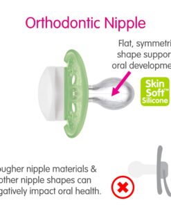 MAM Camo Sterilizing Pacifier Case, 16 Plus Months, Baby Girl, Best for Breastfed Babies, Storage Case, 3 Piece, 2 Count 2-Pack 25 7120t4JiD8L