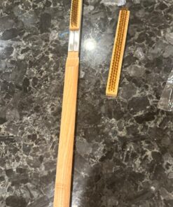 Senwosa 26” Pizza Oven Brush with Stone Scraper - Stainless Steel Bristles, Long Handle, Heat-Resistant - Compatible with Ooni Ovens - Includes Spare Head 42 7121QZPHW4L