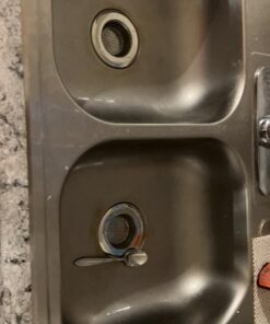 Fengbao 2PCS Kitchen Sink Strainer - Stainless Steel, Large Wide Rim 4.5" Diameter 38 7121nN8Q6L