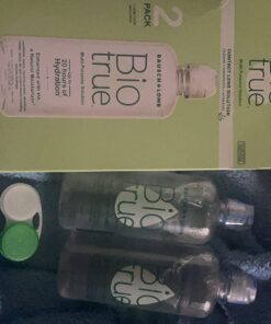 Biotrue Contact Lens Solution, Multi-Purpose Solution for Soft Contact Lenses, Lens Case Included, 10 FL OZ (Pack of 2) 10 Ounce (2 Pack) 33 7121q9ZGQjL