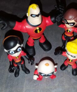 The Incredibles 2 Family 5-Pack Junior Supers Action Figures, Approximately 3" Tall 22 7121z8TlICL