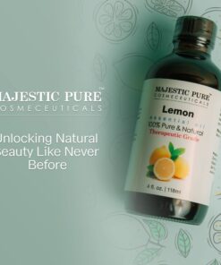 MAJESTIC PURE Lemon Essential Oil, Premium Grade, Pure and Natural Premium Quality Oil, 4 fl oz 4 Fl Oz (Pack of 1) 27 71228s4bqRL