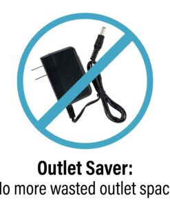 C2G 03137 18 AWG Short Extension Cord, Power Cord, 1 Foot (0.30 Meters), Black 18 7122bO8UhXL