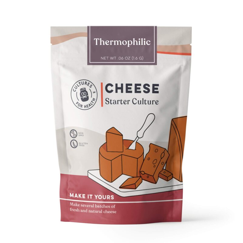 Cultures For Health Thermophilic Cheese Starter 4 Packets Gluten Free