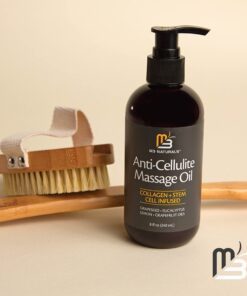 Anti Cellulite Massage Oil Infused with Collagen & Stem Cell Instant Toning Firming of Cellulite & Scar Remover for Thighs & Body Relaxing Sore Muscle Massage Therapy Cream by M3 Naturals 8 Fl Oz (Pack of 1) 29 7123uDtkOIL
