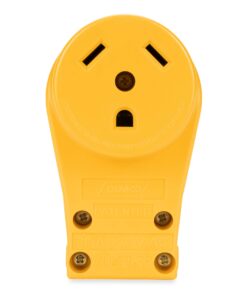 Alternative view of Camco 55343 30 AMP Female Replacement Receptacle , Yellow