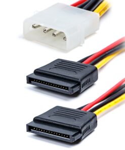 Alternative view of XGATML TxLove 4 Pack 6-Inch/15CM 4pin to 15pin SATA Power Splitter Cable Hard Drive HDD SSD