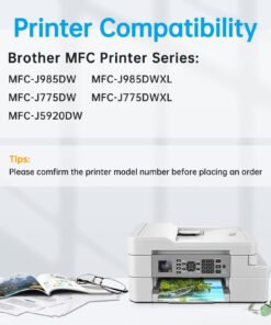 Alternative view of BINKSYLER LC20E XXL BK/C/Y/M Ink Cartridges Super High Yield Replacement for Brother LC20EBK LC20EC LC20EM LC20EY Work for Brother MFC-J985DW J985DWXL J775DW J5920DW Printer (3BK 3C 3M 3Y) 12 Pack 3 Black 3 Cyan 3 Magenta 3 Yellow