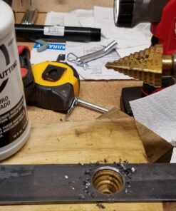 NEIKO 10194A Titanium Step Drill Bit, High-Speed Alloy-Steel Bit, Hole Expander for Wood and Metal, 10 Step Sizes from 1/4 Inch to 1 3/8 Inches 1/4 to 1-3/8" Tri-Flat Shank Straight 31 7125RMIR6VL