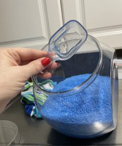 Clear Plastic Container with Lid - 80oz, 1 Piece - Perfect for Weddings, Birthdays & Celebrations 80 Oz 28 7125USrLEbL