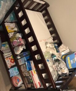 Dream On Me Emily Changing Table In Espresso, Comes With 1" Changing Pad, Features Two Shelves, Portable Changing Station, Made Of Sustainable New Zealand Pinewood 35 7126o1MO7PL