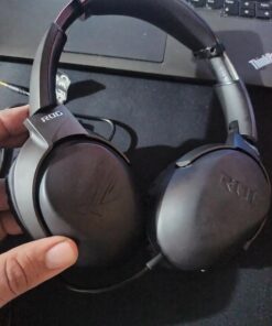 ASUS ROG Strix Go Core Wired Gaming Headset | 3.5mm Connector | Lightweight Design | Over-Ear Headphones for PC, Mac, Nintendo Switch, and PS4, Black, Standard 15 7127ub0lcTL