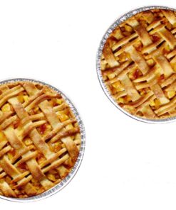 Alternative view of Yajing 5 Inch Small Round Pie Tart Tin Foil Pans - Freezer & Oven Safe Disposable Aluminum - For Baking, Cooking, Storage & Reheating - Pack of 50