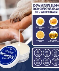 Alternative view of Musher's Secret Dog Paw Wax 60 g (2.1 oz) - Moisturizing Dog Paw Balm that Creates an Invisible Barrier That Protects and Heals Dry Cracked Paws - All-Natural with Vitamin E and Food-Grade Ingredients 2.1 Ounce (Pack of 1)
