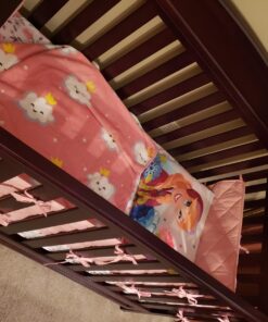 Delta Children Emery 4-in-1 Convertible Baby Crib - Greenguard Gold Certified, Dark Chocolate 4-in-1 Crib 40 7128uenKzvL