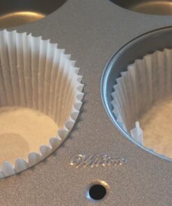 Norpro Giant Muffin Cups, White, Pack of 500, 2.75 x 2 inches (3600B) 37 71296Tad2oL