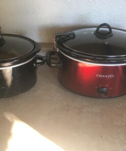 Crock-Pot 6-Quart Cook & Carry Oval Manual Portable Slow Cooker, Red - SCCPVL600-R 38 7129Qe3QkdL