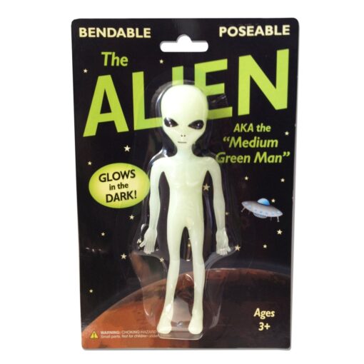 NJ Croce Alien Glow-in-The-Dark Bendable