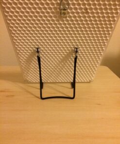 GIBSON HOLDERS Two Wire Display Stand for Plates, Kitchenware, Books, Artwork; Set of 2 6A - Black 4 3/4" H x 3 3/4" W x 1 3/4" Bend 48 7129n4VlVsL