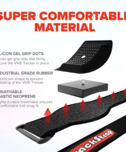 Rebuff Reality TrackStrap Vive Ready FBT Bundle for Vive Tracker 3.0 and Original Tracker Tundra Trackers (TrackStrap (2 Unit)) (Trackers not Included) 10 7129oaYWrL