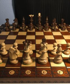 Wegiel Chess Set - Consul Chess Pieces and Board - European Wooden Handmade Game - JUNIOR 88 712A5BzVuyL