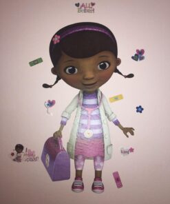 RoomMates RMK2283GM Doc Mcstuffins Peel and Stick Giant Wall Decals One Size Multicolor 20 712AMTbUNgL