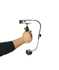 Alternative view of The Official Roxant Pro Video Camera Stabilizer Limited Edition (Midnight Black) with Low Profile Handle for GoPro, Smartphone, Canon, Nikon - or Any Camera up to 2.1 lbs. - Comes with Phone Clamp.