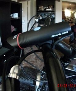 Bike Lights for Night Riding, USB Rechargeable Shark 300 Ultra Bright LED Bike Lights Front and Back Safety Tail Light Included, Bicycle Light Compatible with Mountain, Road, Kids & City Bicycles Black Combo 71 712Akl8rJEL