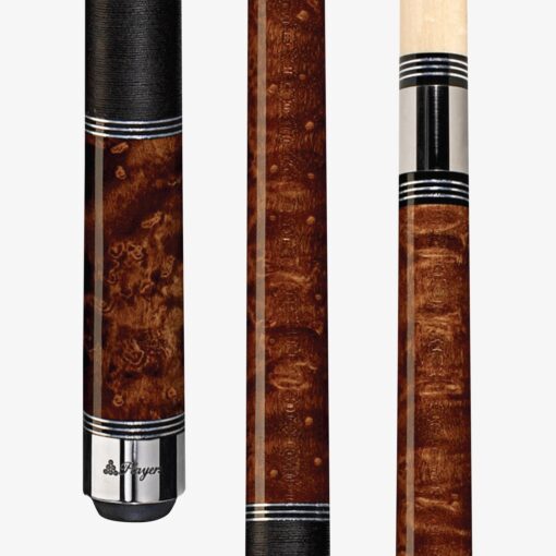 Players 2-Piece North American Hard Maple Billiard Pool Cue Stick 19 Ounce Coffee