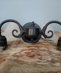 Design House 514471 Millbridge 2 Light Wall Light, Oil Rubbed Bronze Oil-Rubbed Bronze 2-Light Flush Mount Ceiling Light 62 712BSNtf3WL