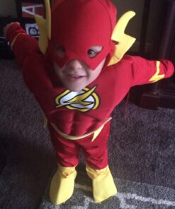 Rubie's DC Comics Deluxe Muscle Chest The Flash Child's Costume Small 29 712BdnX6zL