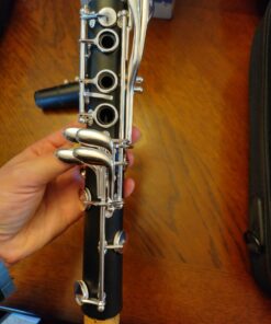 Jean Paul CL-400 Intermediate Bb Clarinet with ABS Body, Synthetic Pads and Silver-Plated Keys 36 712BoDwSOTL