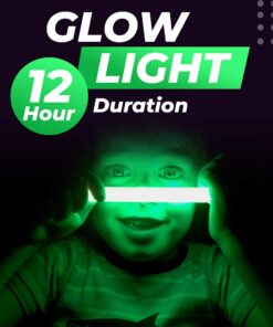 Alternative view of 32 PCS Ultra Bright 6 Inch Glow Sticks - Emergency Bright Chem Glow Sticks with 12 Hour Duration - Camping, Hiking Glow Stick Lights - for Parties and Kids Activities - Blackout Or Storm Ready Use
