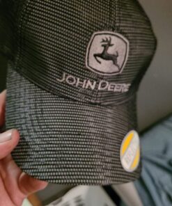 John Deere Gray and Black Reflective Hat 5 712CMkU3UkL