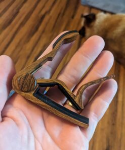 Capo Guitar Capo with Pick Holder for Acoustic and Electric Guitar, Ukelele, Bass, Banjo with Guitar Picks (rose wood) rose wood 40 712Cz FoalL