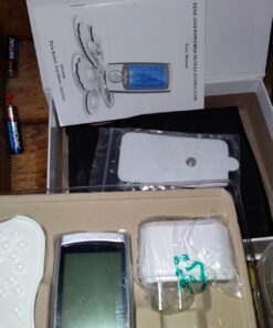 Ohuhu Tens Unit Muscle Stimulator: 24 Modes Rechargeable Tens Stimulator Machine - 16 Pads Electric EMS Unit Massager Acupoint Map Included for Back Shoulder Legs Pain Relief Christmas Gift - Silver 31 712CzKQB4wL