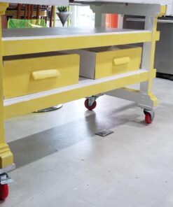 Online Best Service 4 Pack Caster Wheels Swivel Plate On Red Polyurethane Wheels (4 inch with Brake) 4 inch with Brake 38 712D2OtFu9L