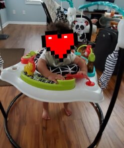 Fisher-Price Baby Bouncer Animal Wonders Jumperoo Activity Center With Music Lights Sounds And Developmental Toys 39 712ECg6bYSL