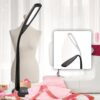 OttLite LED Desk Lamp with Flexible Neck (Black) - Slim Desk Lamp with 3 Brightness Settings & Touch Activated Controls - Energy-Efficient Natural Daylight LEDs for Home Office, Desk, & Dorms Black 41 712EV vxIkL